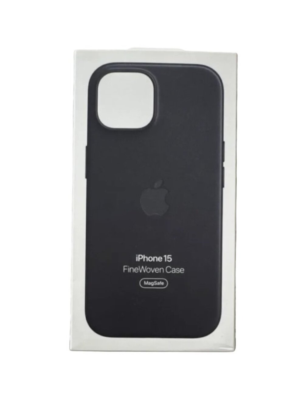 OEM Genuine Apple iPhone 15 Fine Woven Case MagSafe - Black - iPhone 15